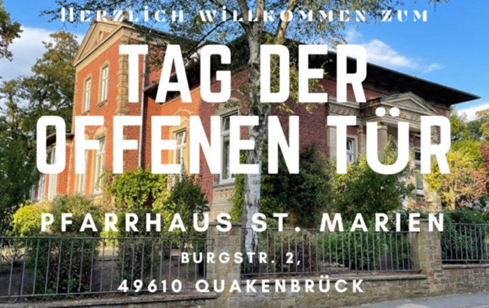 Tag der offenen Tür im Pfarrhaus